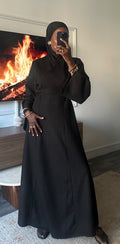Robe en maille Noire